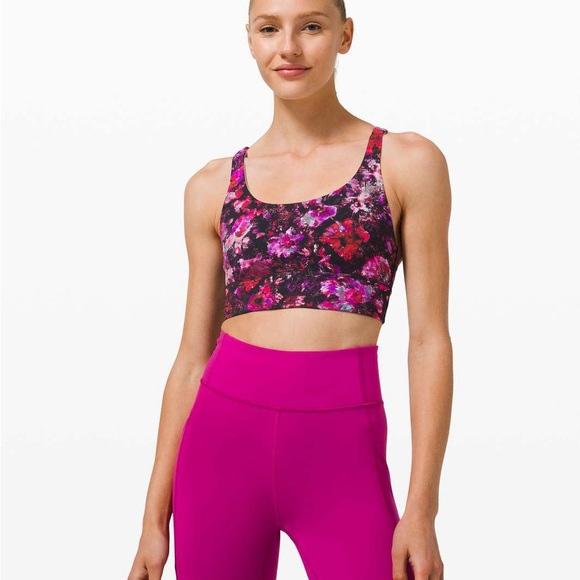 Lululemon Energy Longline Bra
B-D Cups padded Fluoro Floral Multi Size 8 - Picture 4 of 5